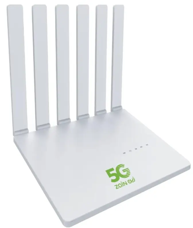 Inseego MiFi X PRO 5G hotspot with touchscreen showing 5G signal and menu
